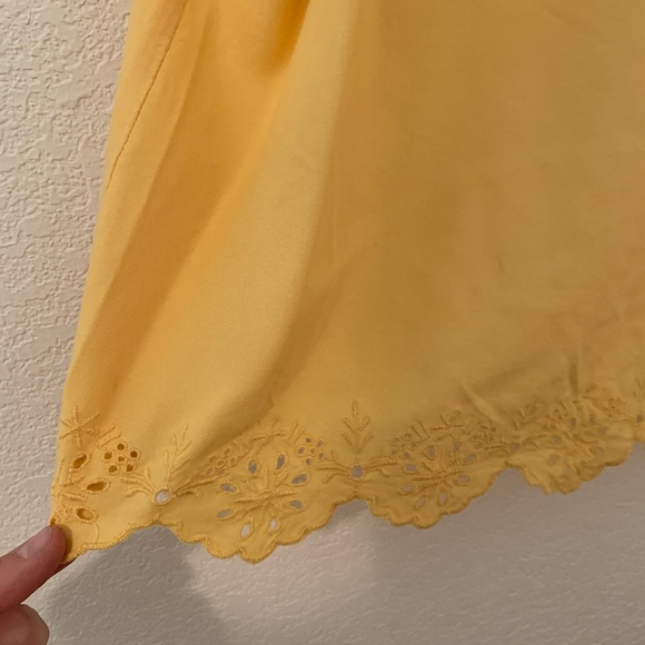 H&M - Scalloped tank - Yellow - Picture 2 of 4